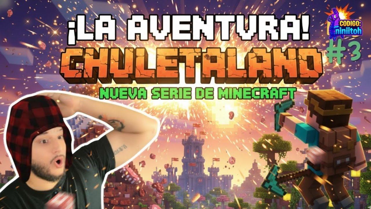¡EXPLORANDO CHULETALAND! 🥩🌎 ¡La aventura de Minecraft que estabas esperando día # 3