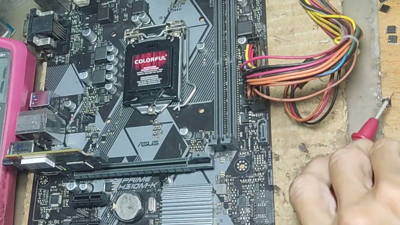 KHÔNG KÍCH ĐƯỢC NGUỒN ASUS H310M-K