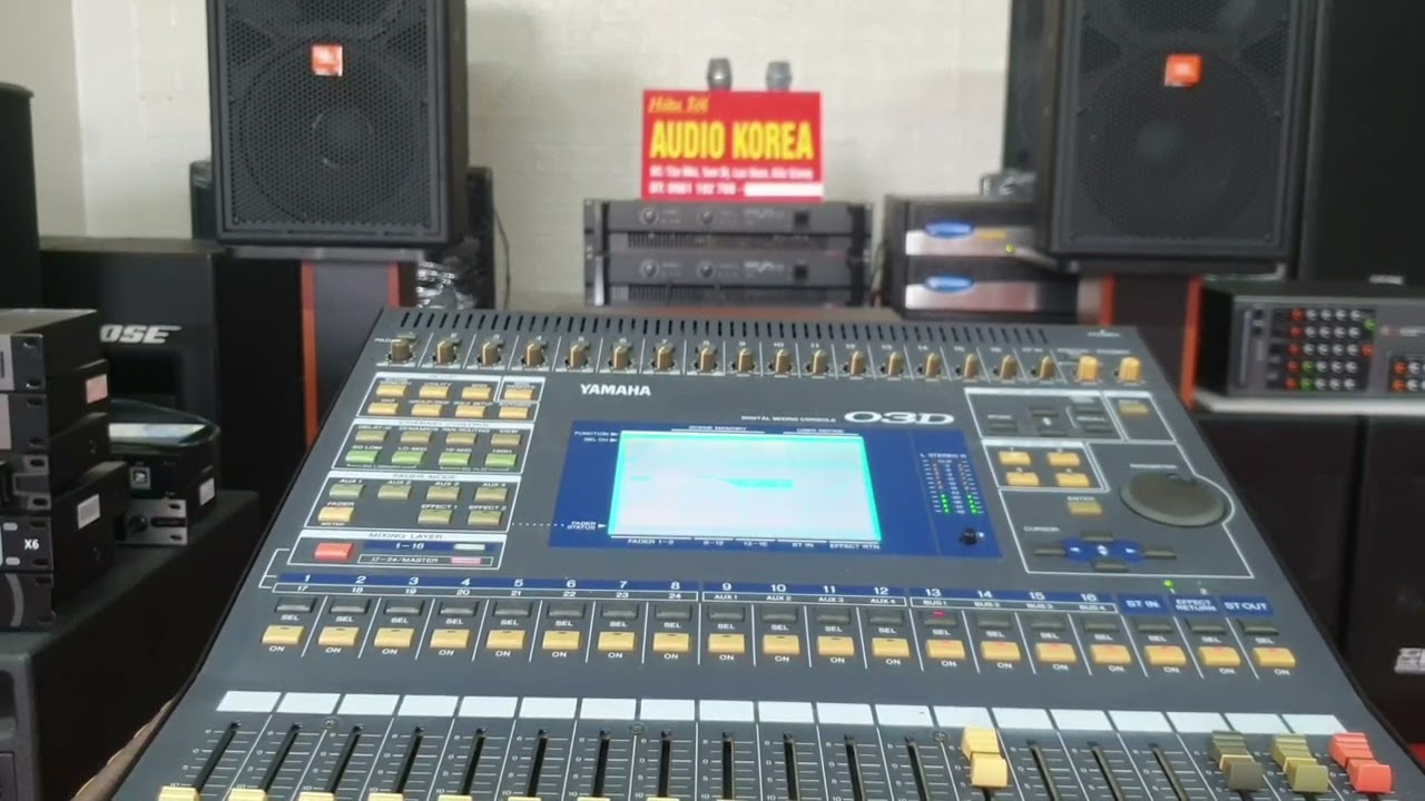 Mixer yamaha o3d, hay cho anh em chơi sự kiện cưới hỏi, hội chợ, giá 10tr, lh: 0961 192 768