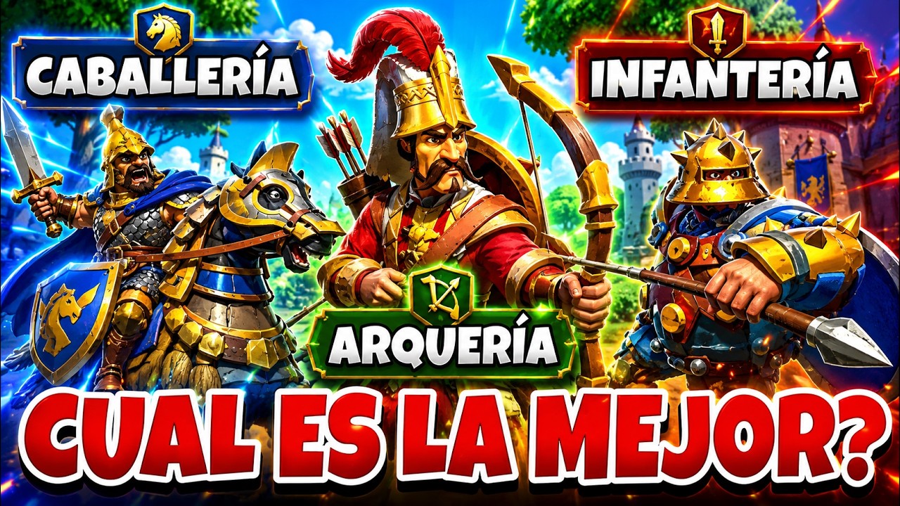 CUAL ES LA MEJOR ESPECIALIDAD? INFANTERIA, ARQUERIA O CABALLERIA - RISE OF KINGDOMS