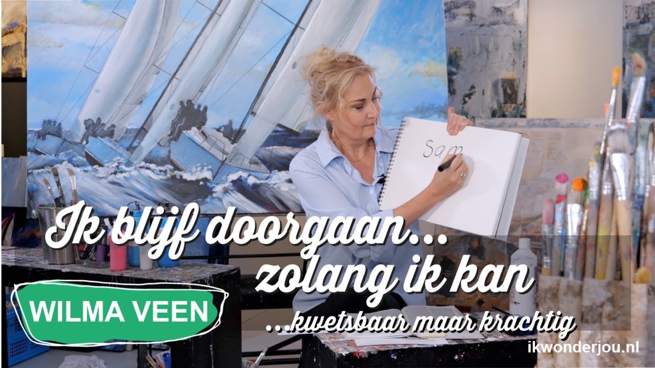 #356 Ik blijf doorgaan, zolang het kan ☺️ Kwetsbaar, maar krachtig… / Wilma Veen - Ik Wonder Jou