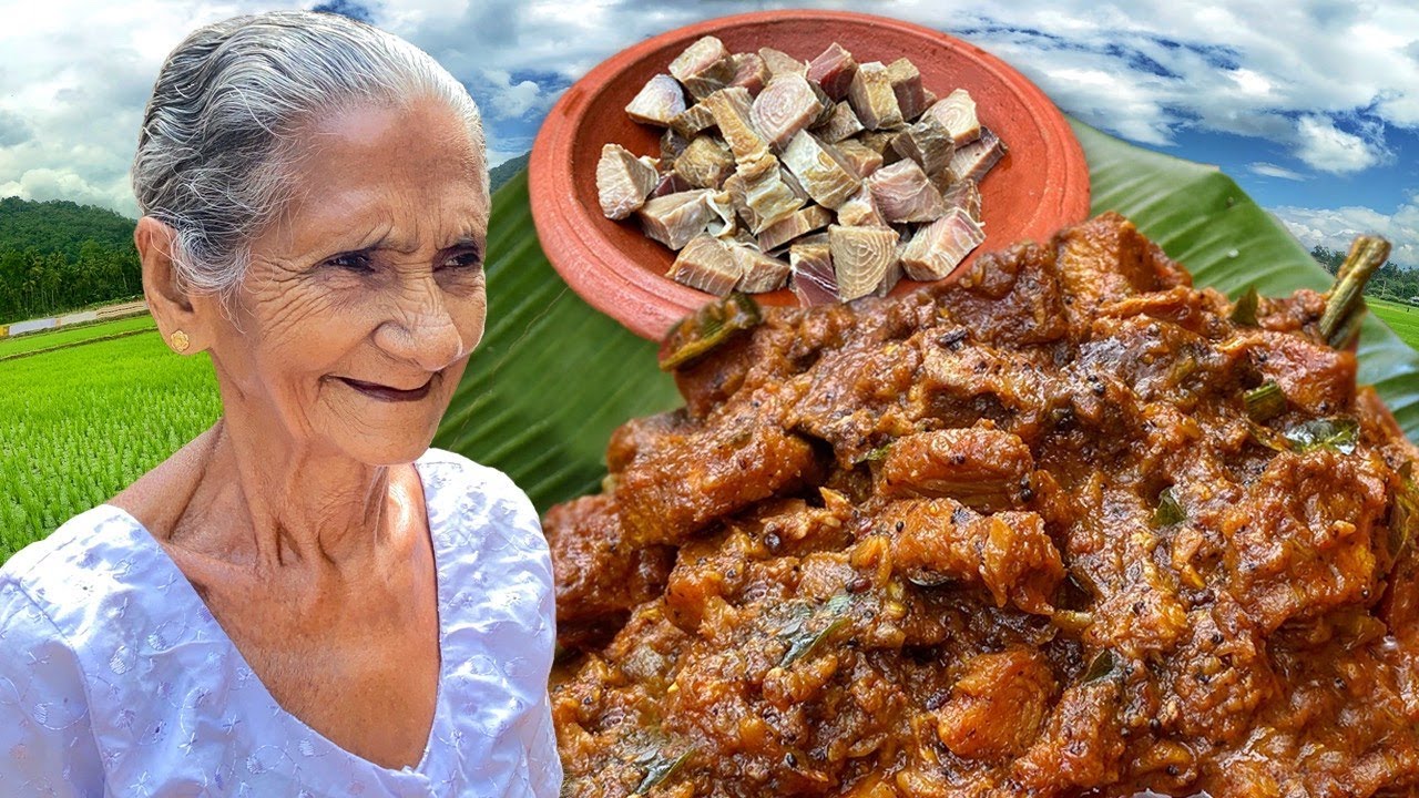 Dried Sailfish Curry | Salted Dry Sailfish Curry | Indian Style Dried Fish Curry by Grandma Menu