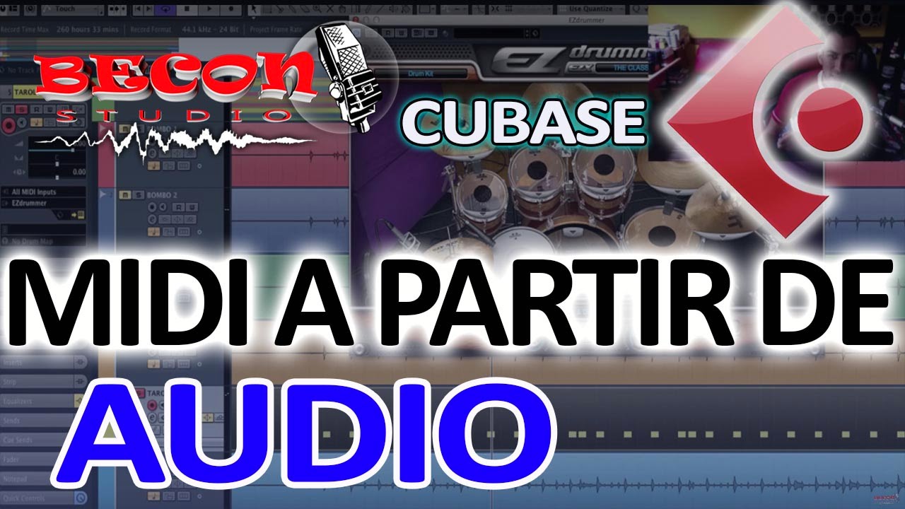 TUTORIAL CREAR PISTAS MIDI A PARTIR DE AUDIO EN CUBASE