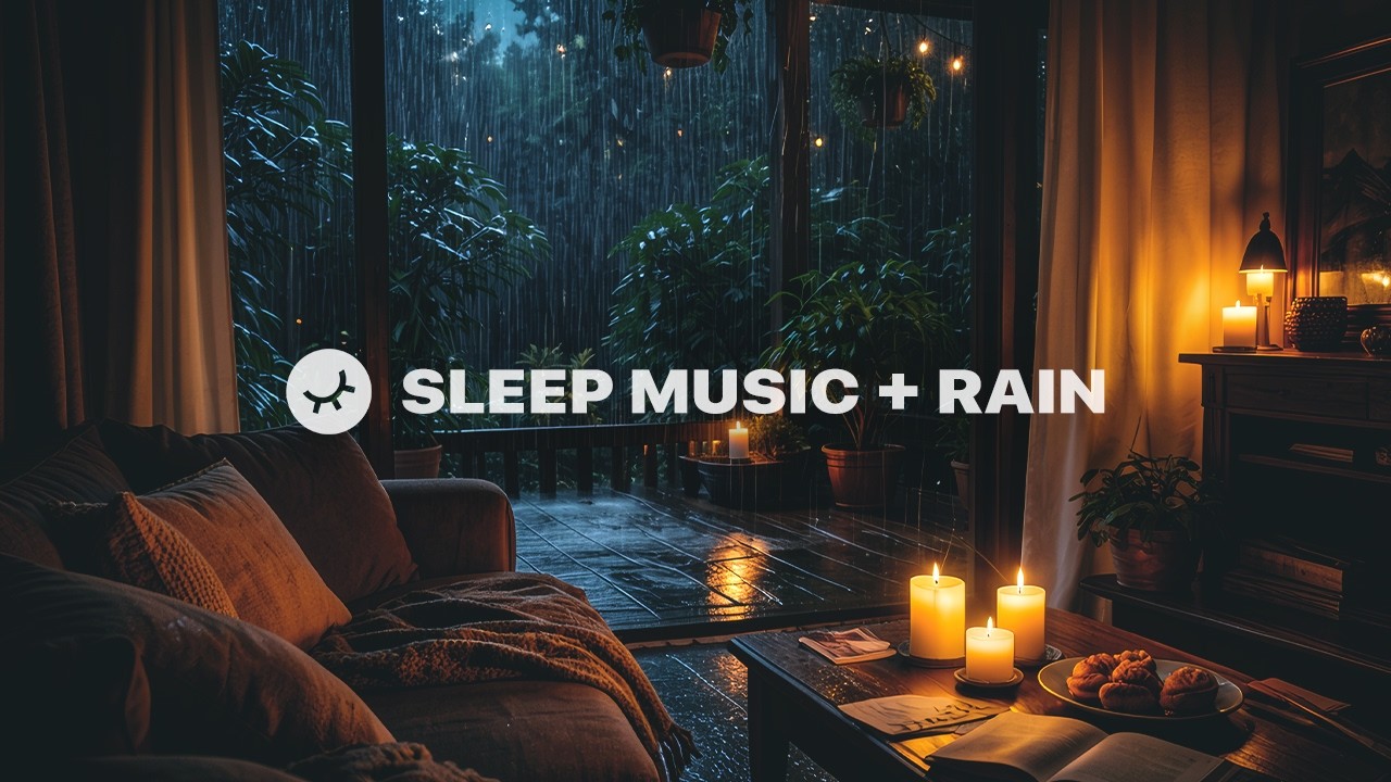 3 Hours of Deep Sleep Music with Gentle Rain Sounds ✨ Cozy Rainy Night for Relaxation & Focus