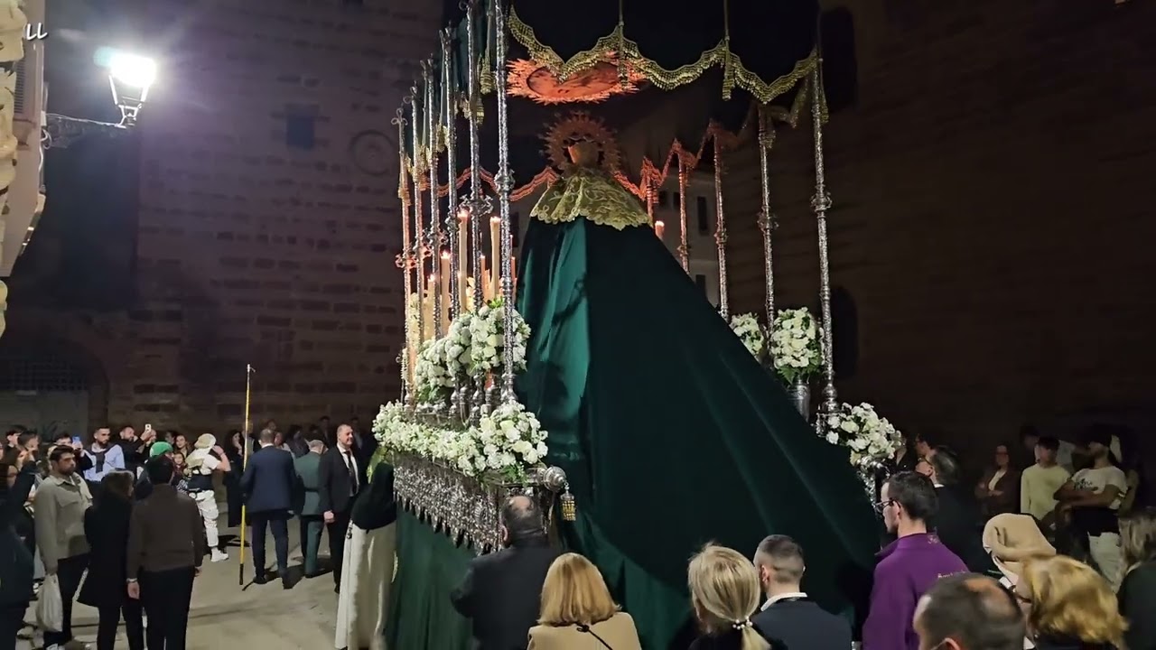 Semana Santa 2025. Andújar (Jaén). Ntro. P. Jesús Caído  y Ntra. Sra. de la Esperanza.