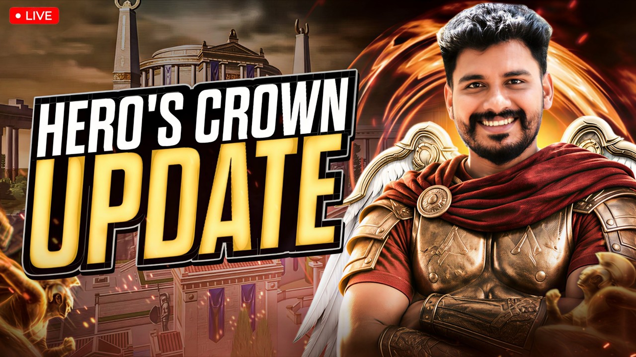 🔴 LIVE👑 Hero&rsquo;s Crown Event வந்தாச்சு 😎 | BGMI LIVE 🔥 | Nesamani Gaming