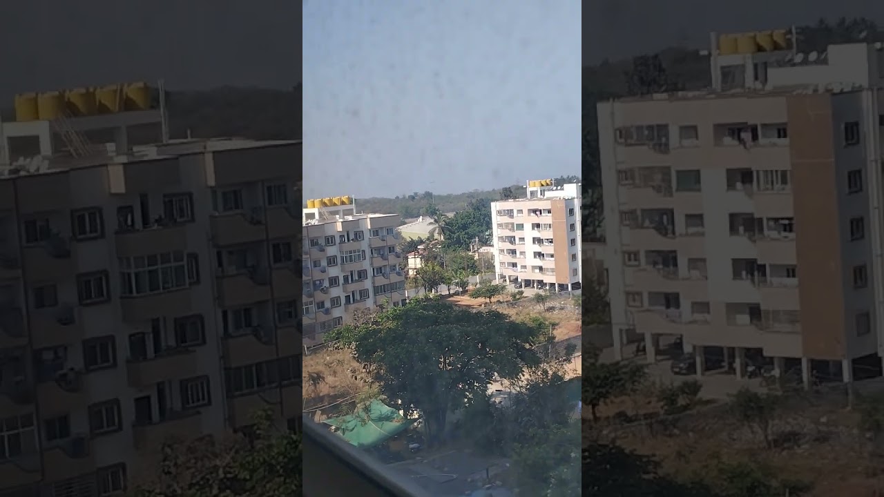 Nice Road view from Silk Institute Metro station.