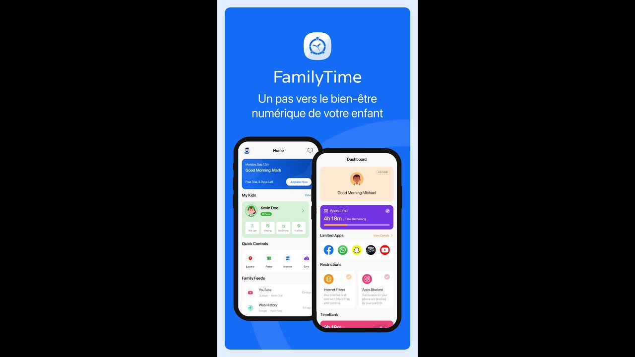 Application de contr&ocirc;le parental FamilyTime - Un pas vers le bien-&ecirc;tre num&eacute;rique des enfants