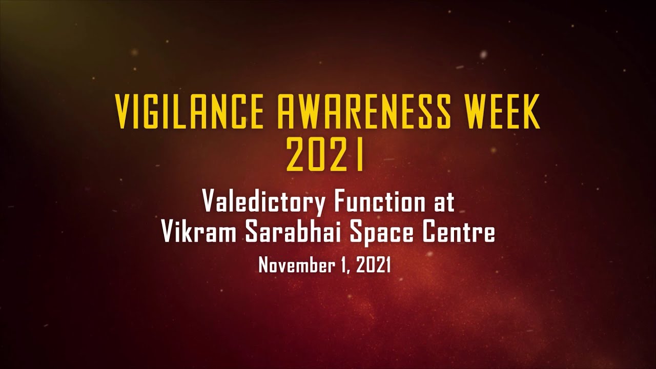 Vigilance Awareness week 2021 - Valedictory Function