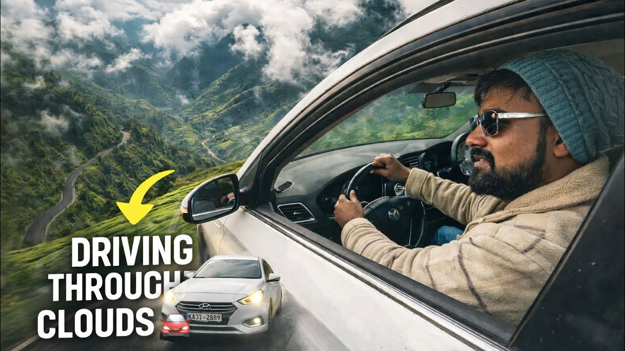 Driving Through Clouds☁️ |Ooty Nilgiris Ghat Road Driving Experience.