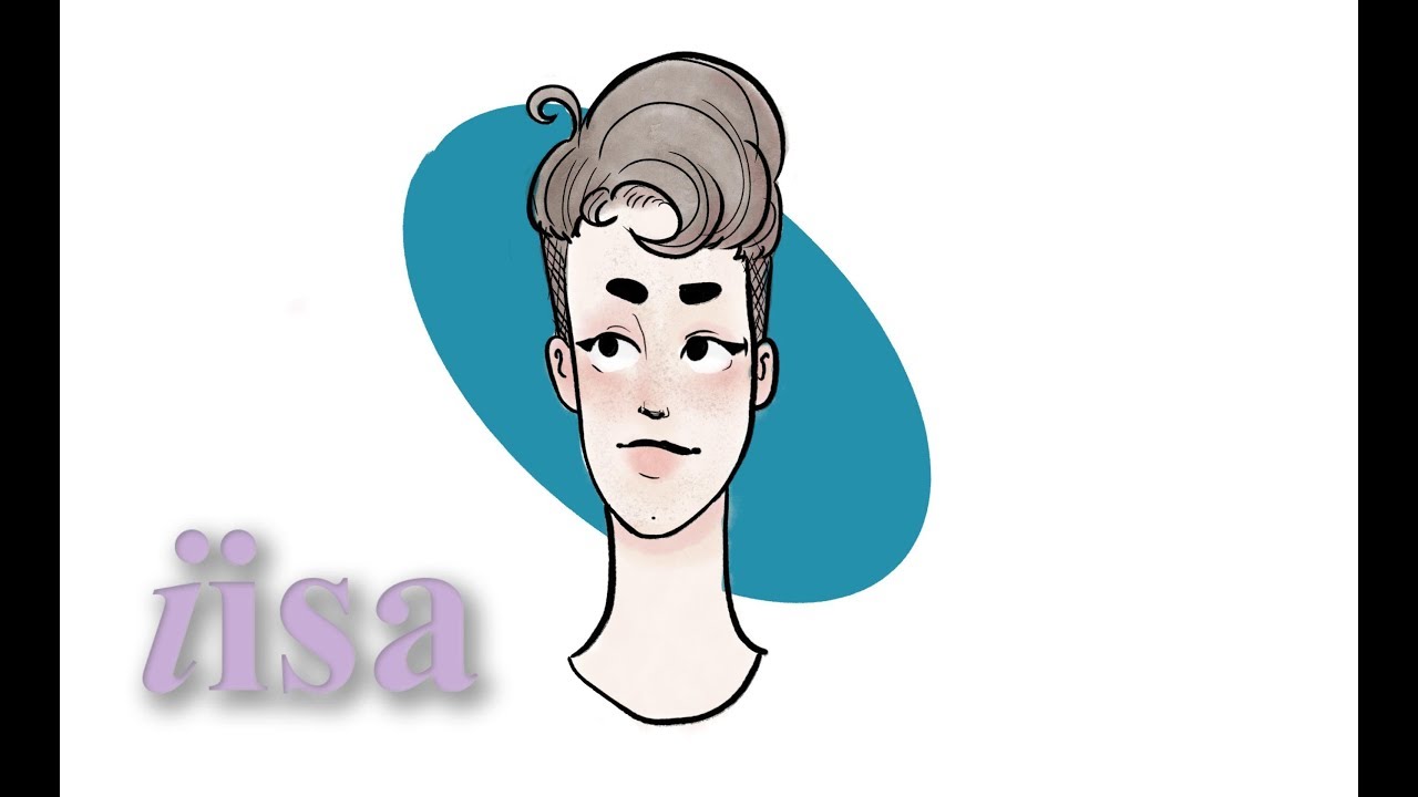 drawing myself ((again (again)) | iisa