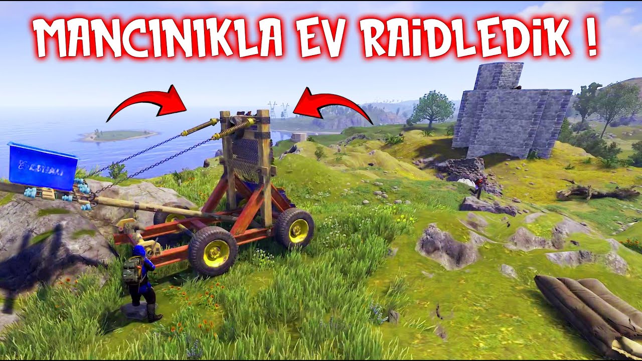 MANCINIKLA EV RAİDLEMEYE GİTTİK BİZ RAİD YEDİK !  Rust #3