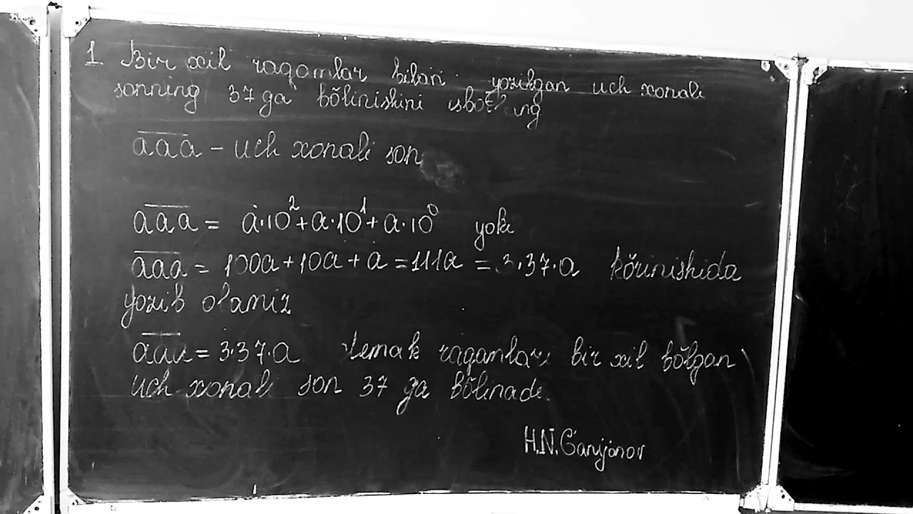 1-video. matematikadan misol va masalalar yechish,olimpiada misol va masalalari