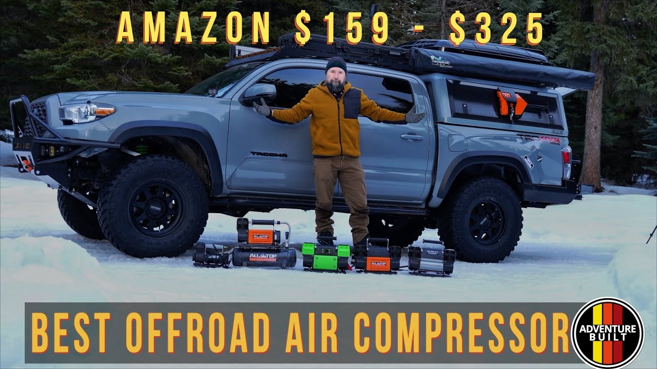 Лучший внедорожный воздушный компрессор Amazon | Morrflate, All-Top, Jaco, Tozalazz