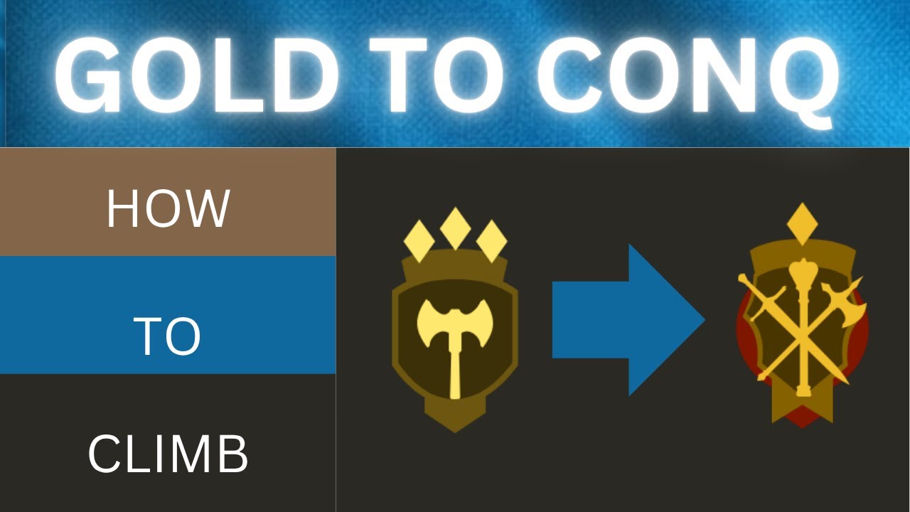 HOW TO RISE FROM GOLD TO CONQ PART I | Age of Empires IV