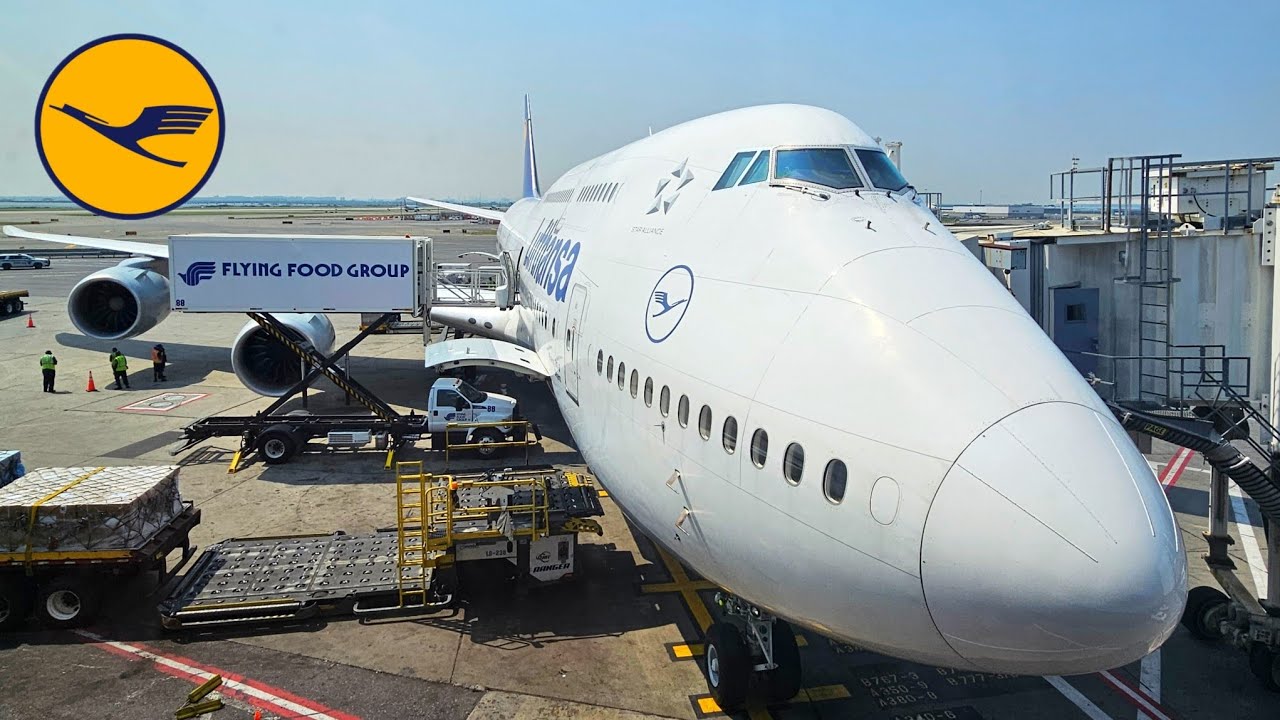 LUFTHANSA. BOEING 747-830. FROM NEW YORK 🇺🇲 TO FRANKFURT 🇩🇪