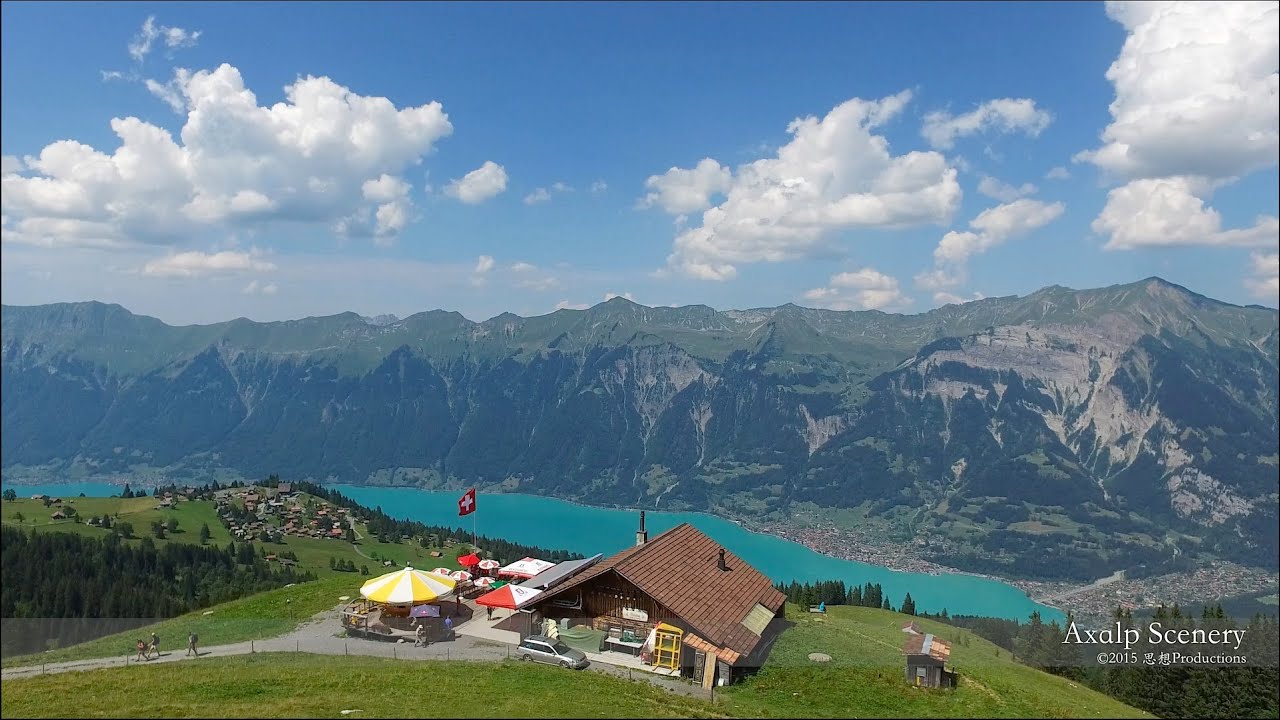 4K Hilten, Axalp Brienz  Berner Oberland SWITZERLAND アルプス山脈