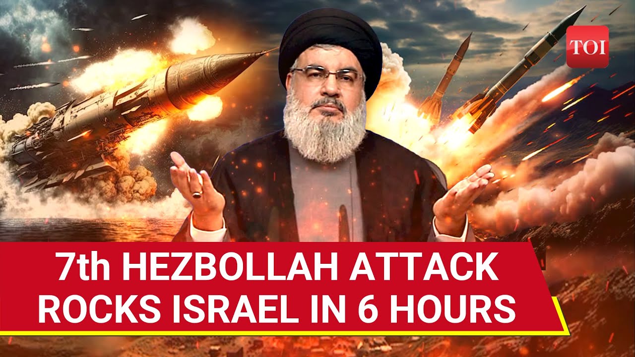 Hezbollah's Fadi Missiles Strike 60 km Inside Israel; Military Supplies Factory Blown Up | Watch