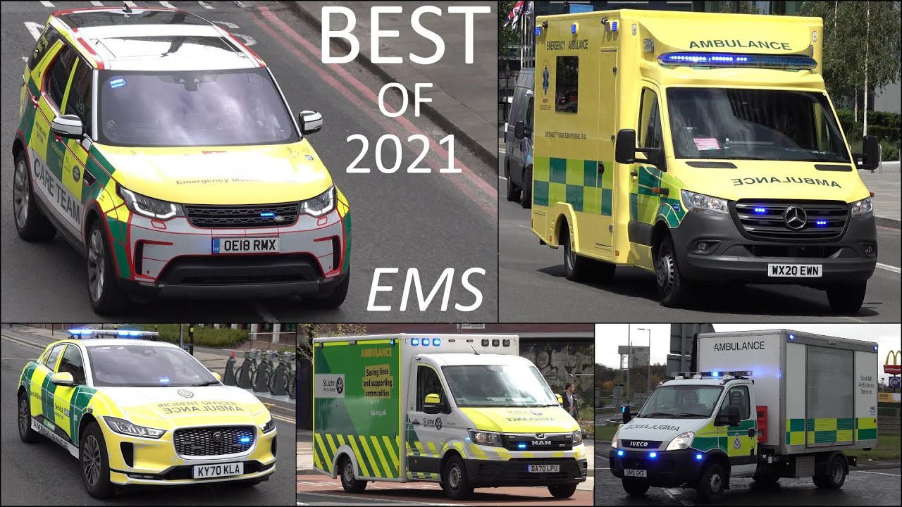Ambulances and EMS responding - BEST OF 2021