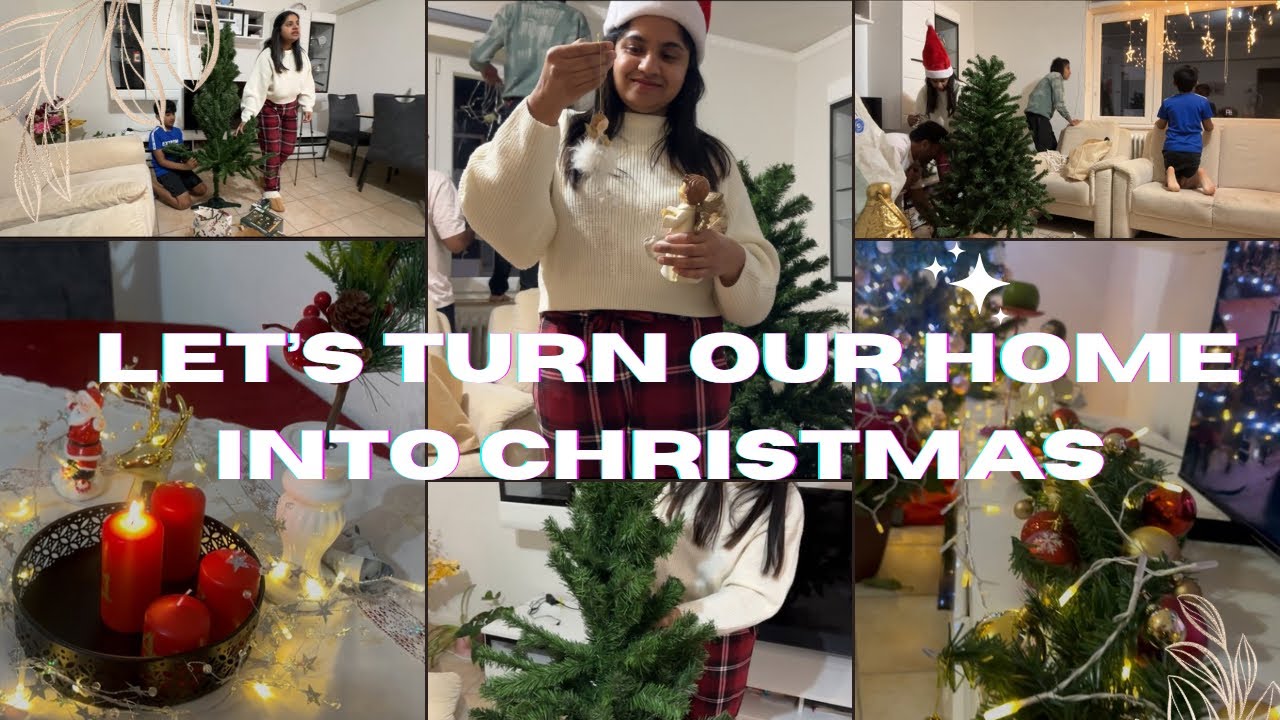 Christmas decorations 2025/Lets makeover home into Christmas 🎄with my Family/Germany🇩🇪
