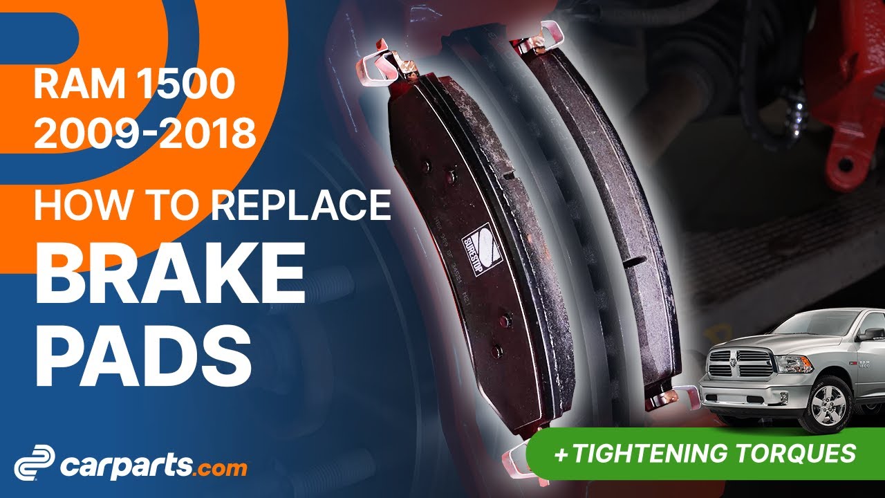 How to replace the Front Brake Pads 2009-2018 Dodge RAM 1500 🚗