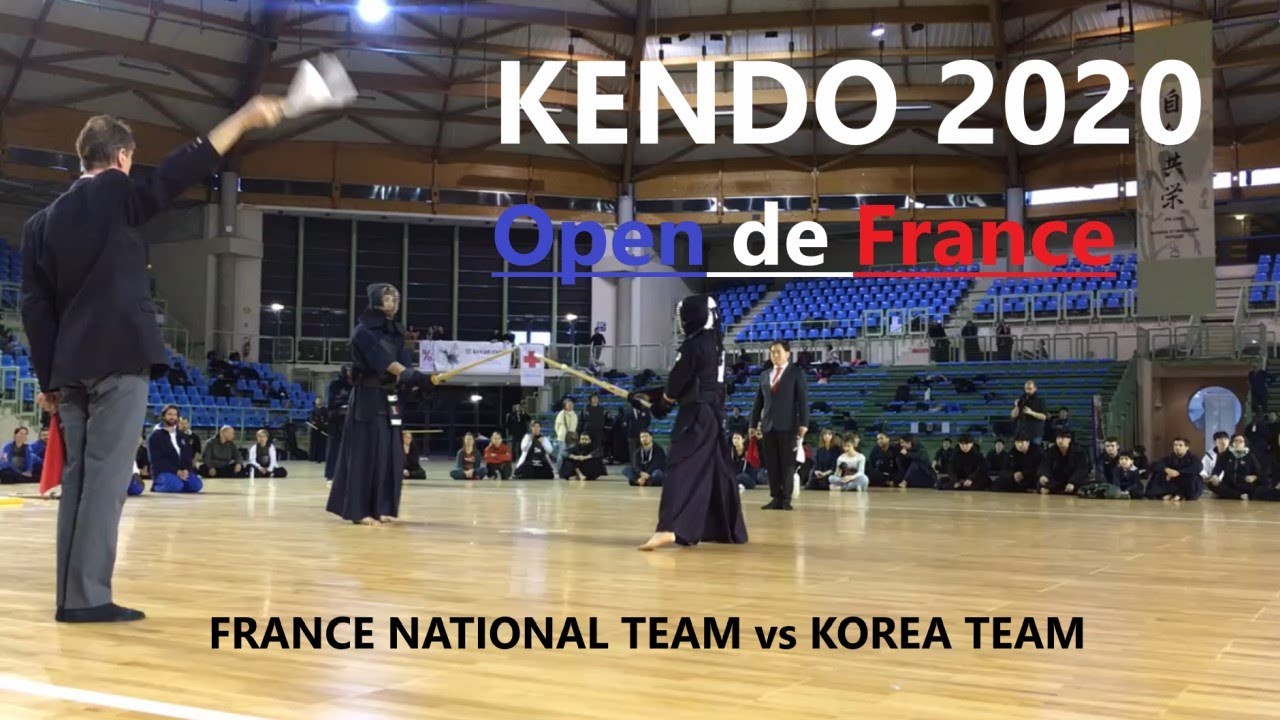 Kendo Open de France 2020 - FRANCE NATIONAL TEAM vs KOREA TEAM