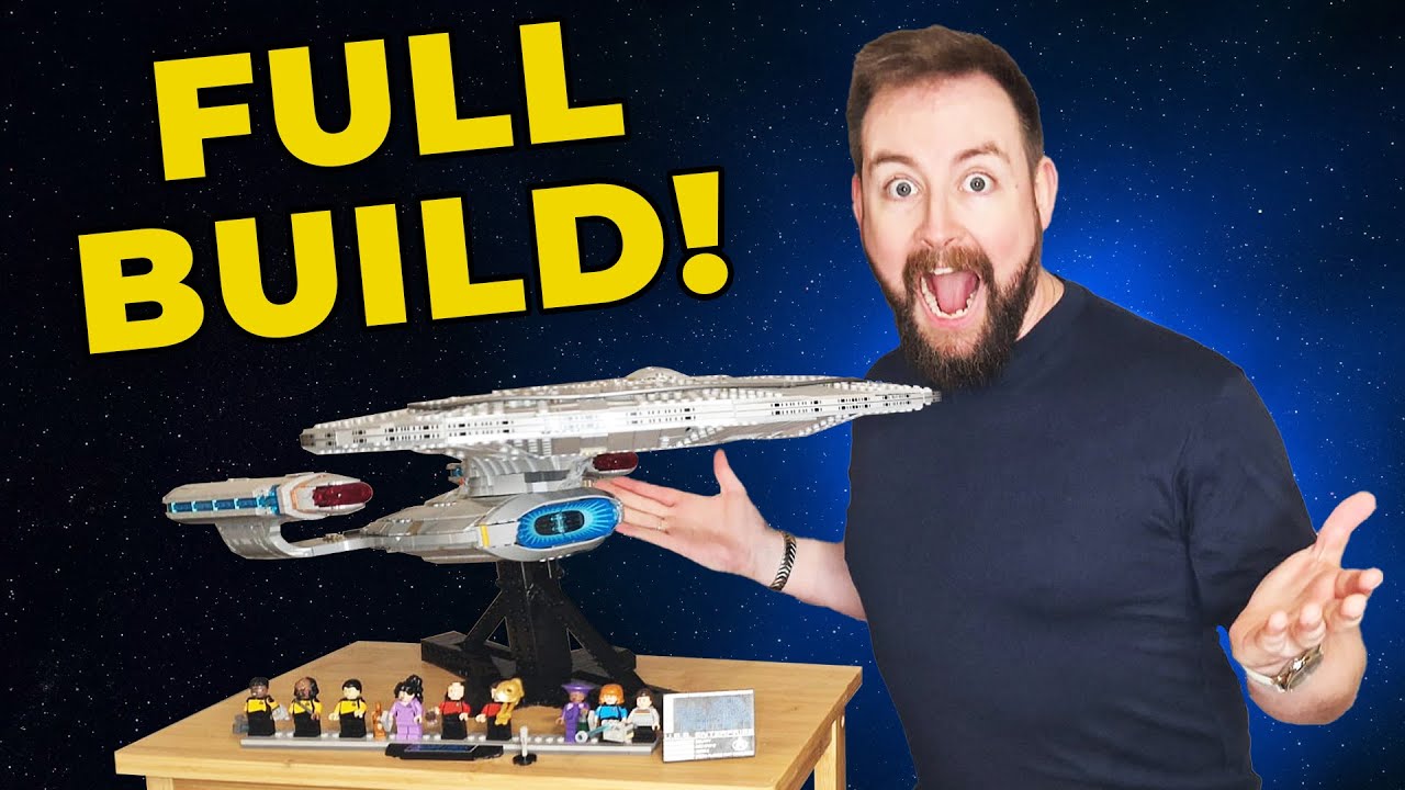 FULL BUILD - LEGO Icons Star Trek: U.S.S. Enterprise NCC-1701-D