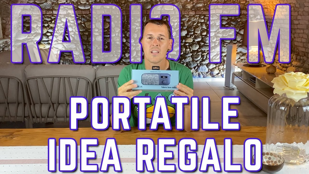 RADIO PORTATILE FM di design Fabric Box Energy Sistem IDEA REGALO