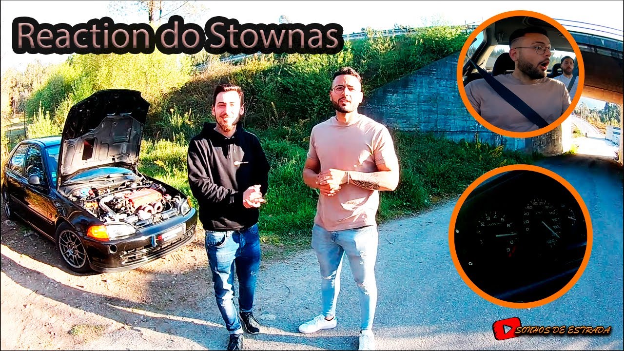Reaction do Stownas ao meu HONDA TURBO | SONHOS DE ESTRADA
