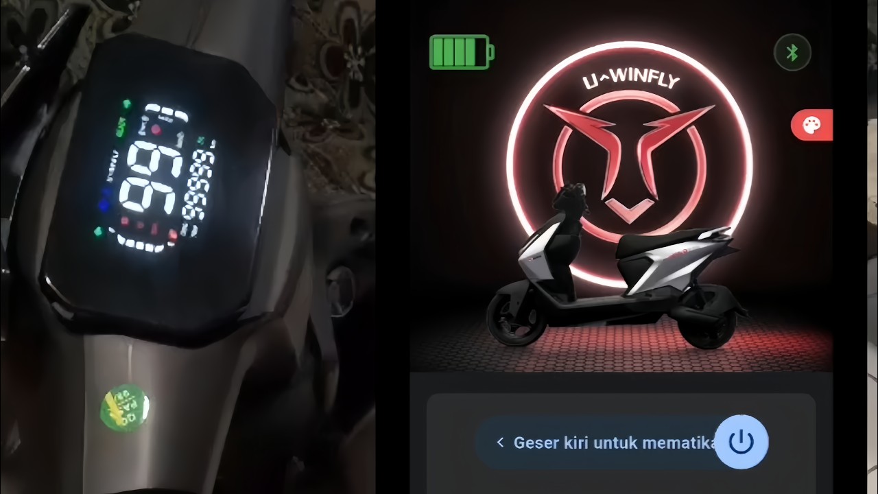 Cara Menghubungkan Sepeda Listrik D66B Ke Aplikasi U-winfly Di Smartphone | Hp Android