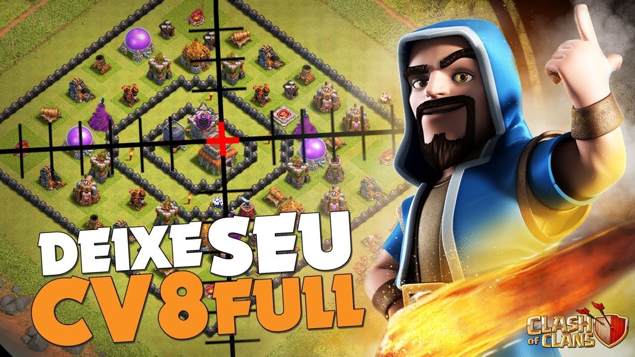 DEIXE SEU CV8 FULL COM ESSA ESTRATÉGIA! DICAS QUE VÃO AJUDAR A MAXIMIZAR SUA VILA | CLASH OF CLANS