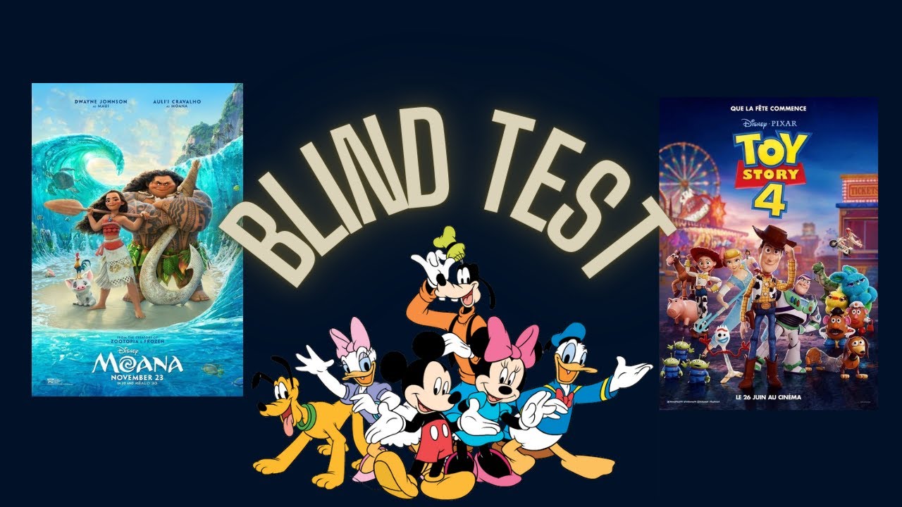 BLIND TEST DISNEY EN ANGLAIS