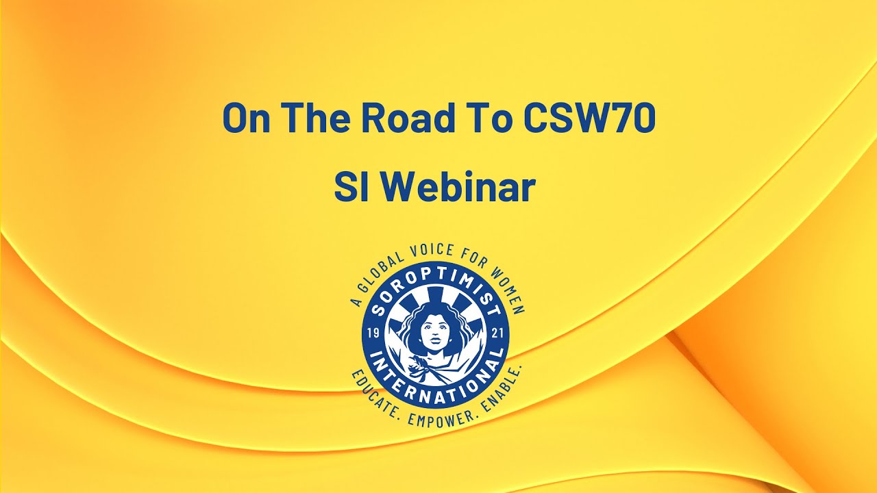 SI Webinar | On the Road to CSW70