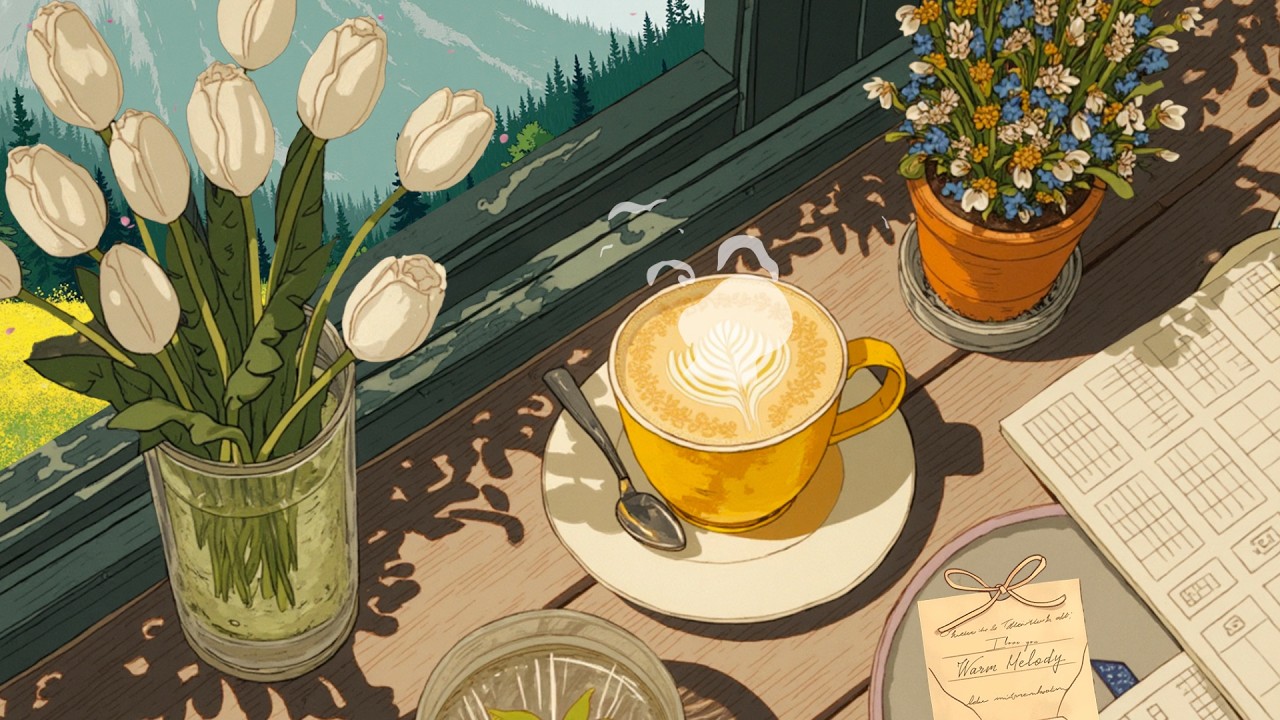 Positive Coffee March Vibe ☕🍃 Lofi Mix – Lofi Morning Beats for Reading, Writing & Studying