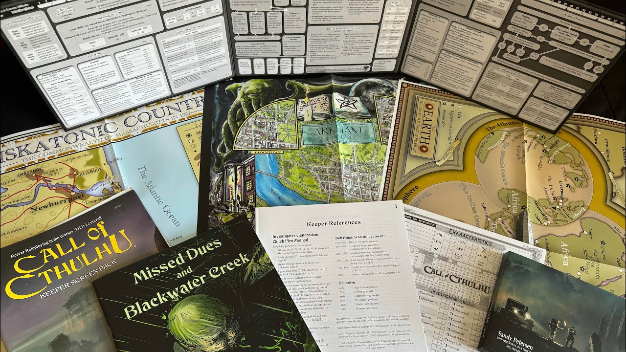 Call of Cthulhu Keeper Screen Unboxing! Is it an Overpriced Rip Off?