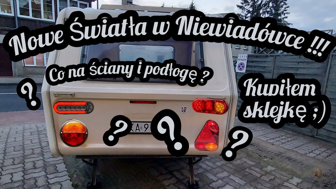 #46 Wymieniam Światła w przyczepie kempingowej Niewiadów n 126