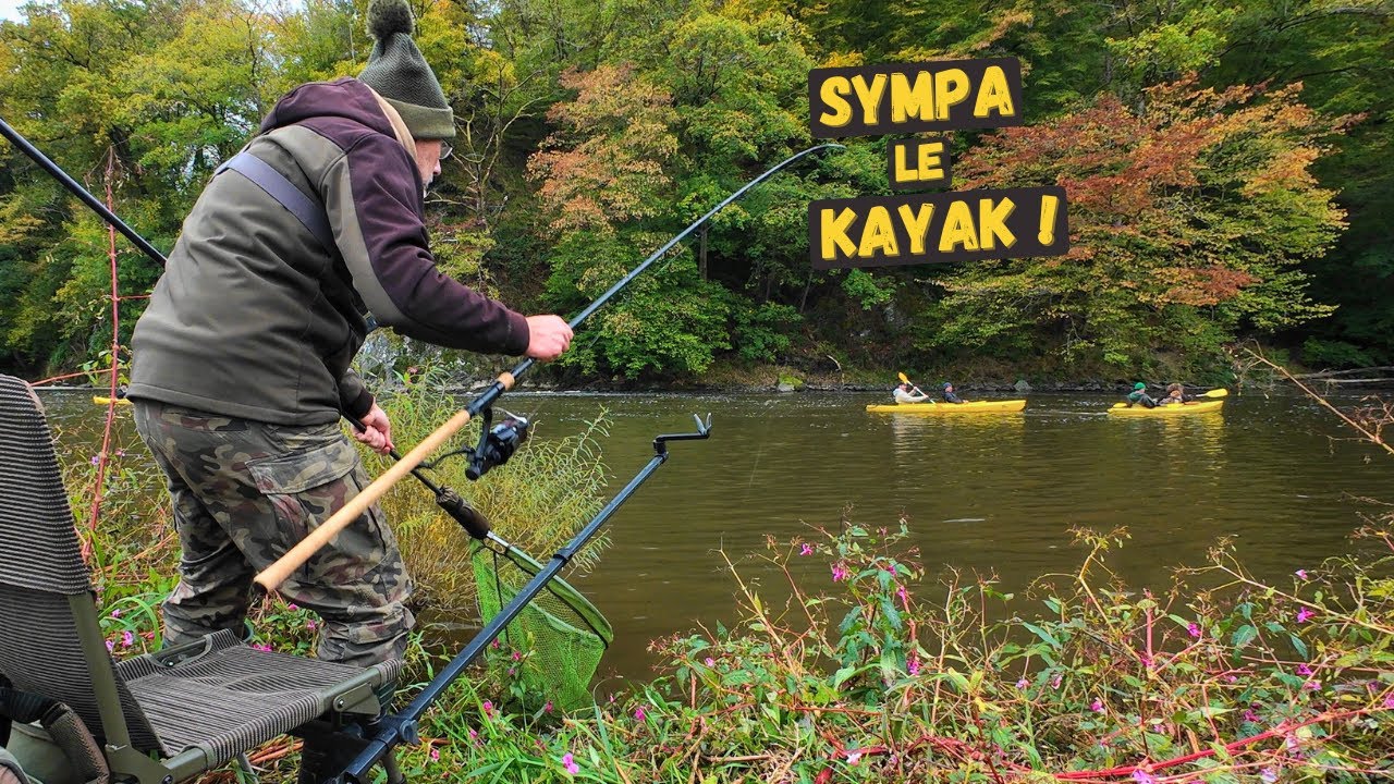 Pêche et kayak : un instant d’harmonie sur la Semois