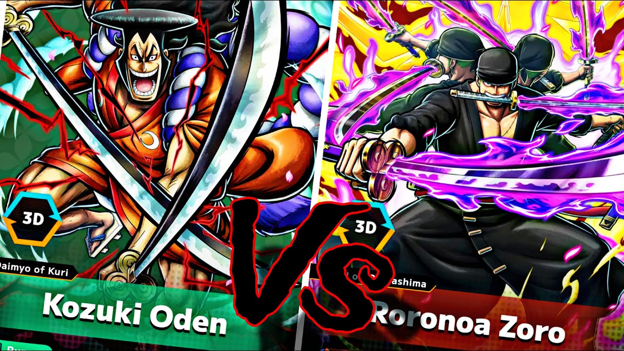 3 Kouzuki Oden vs  Zoro and Sengoku || Colour of the supreme king || One Piece Bounty Rush
