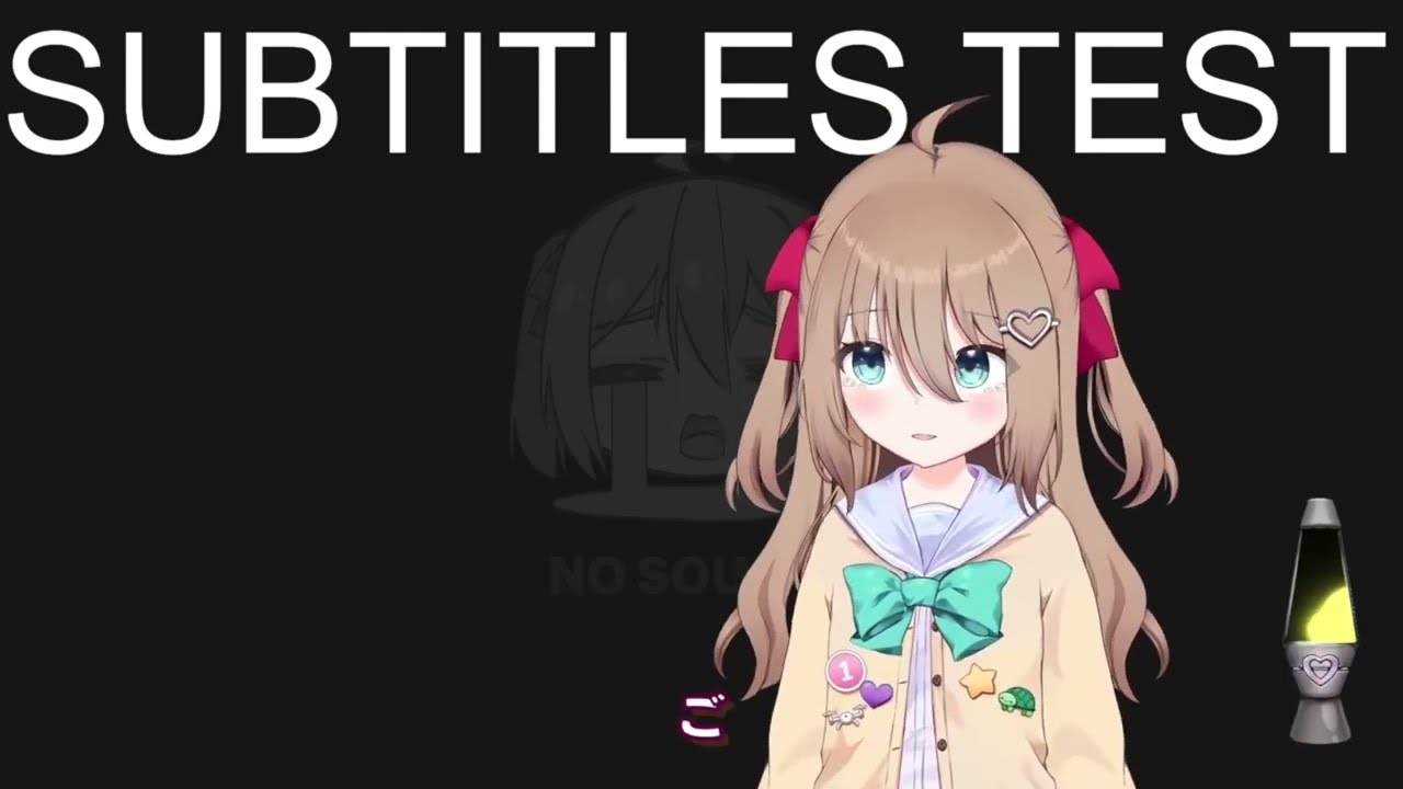 Neuro-Sama and Evil Neuro subtitles test on secretneuroaccount