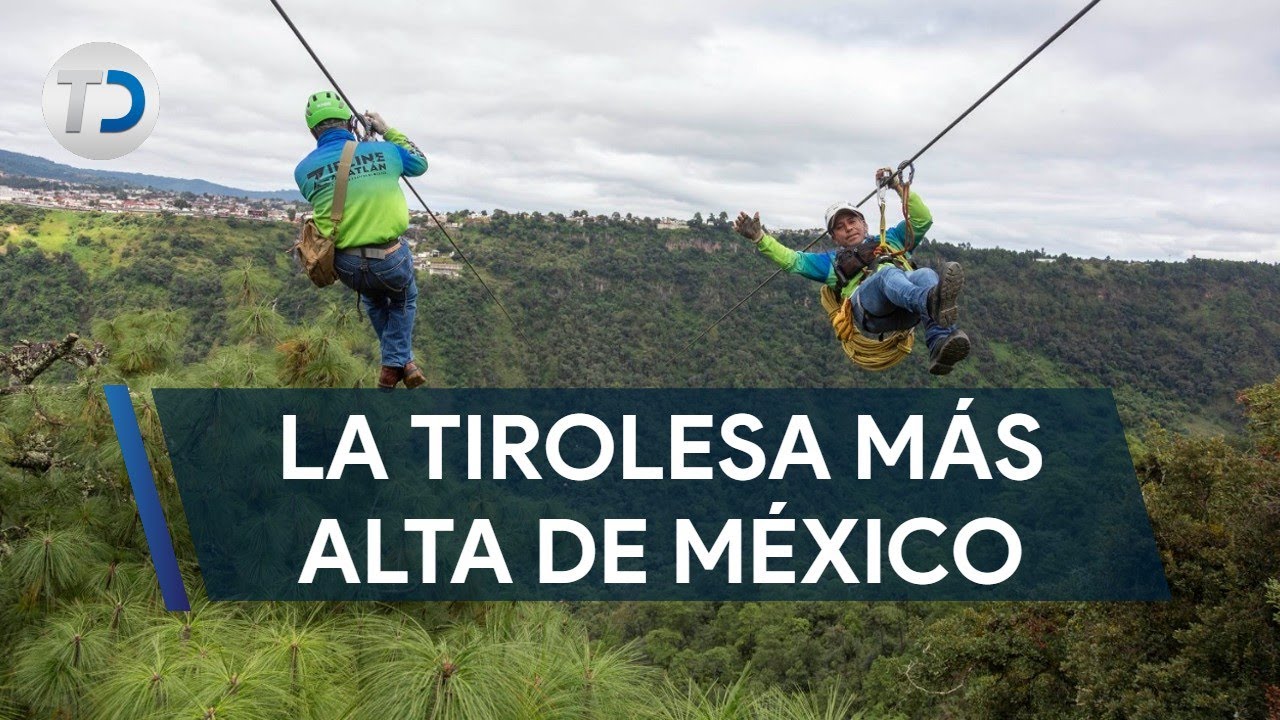 Barranca de los Jilgueros es atractivo natural de Zacatlán y tiene la tirolesa más alta de México