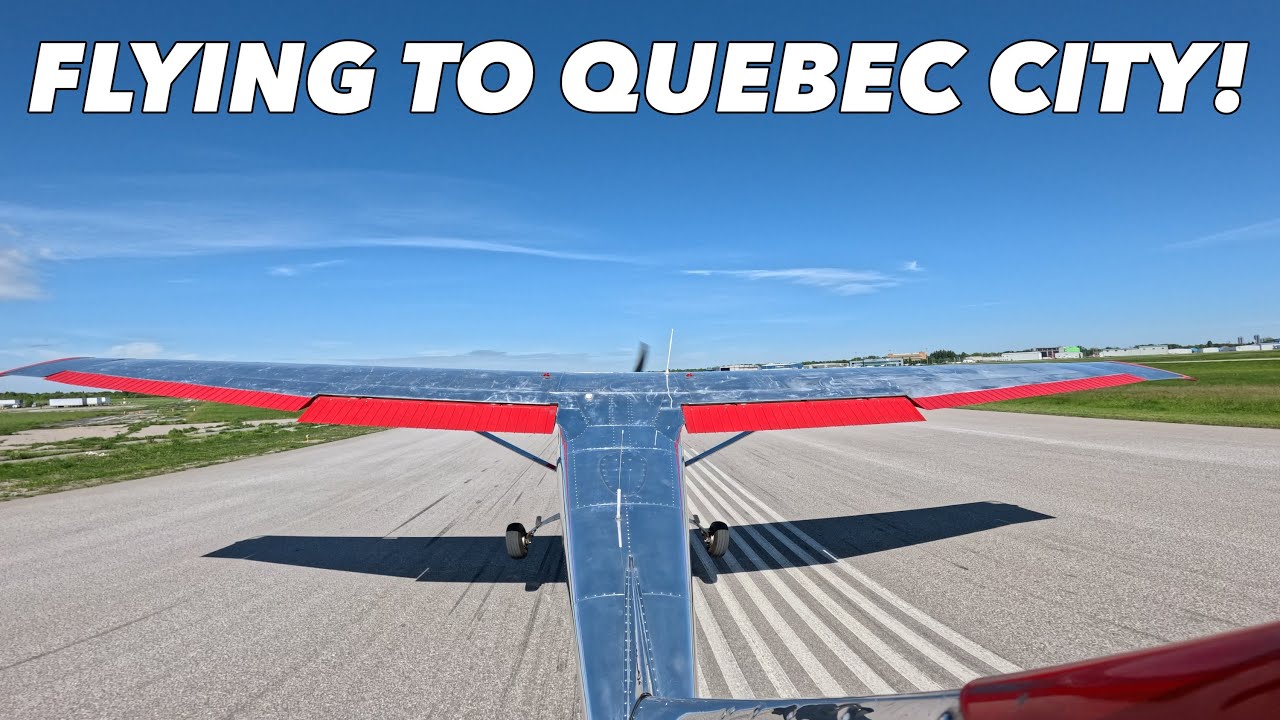 Flying To Quebec City: First Leg of the 'Give Hope Wings' Fundraiser! Part 2