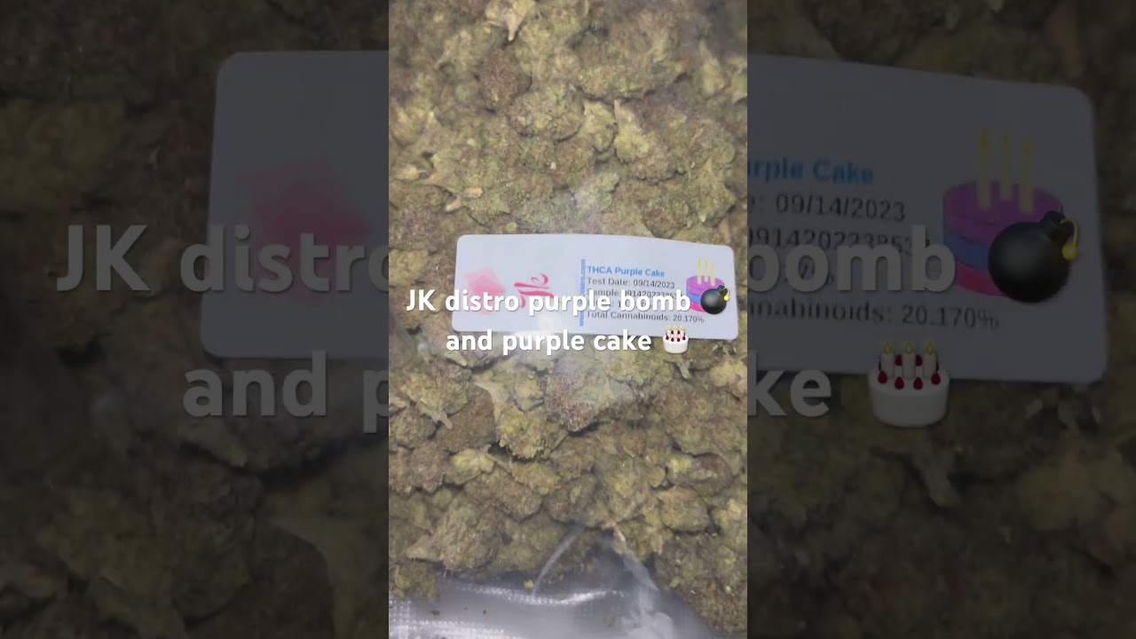 JK distro purple cake and purple bomb !! Some of the best purple THCA I&rsquo;ve tried. #jkdistro #hemp