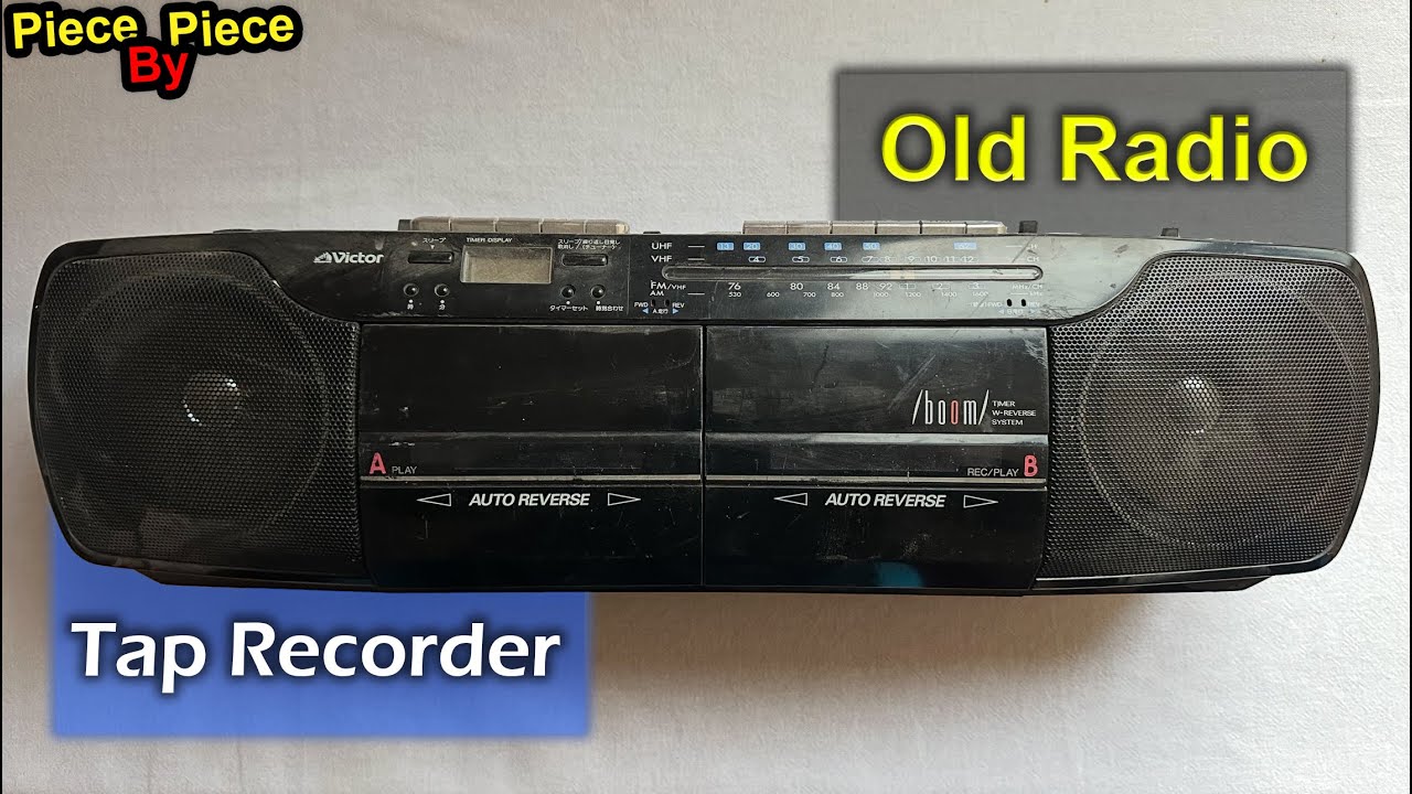 Exploring Vintage Audio Tech: Teardown of a Radio and Tape Recorder