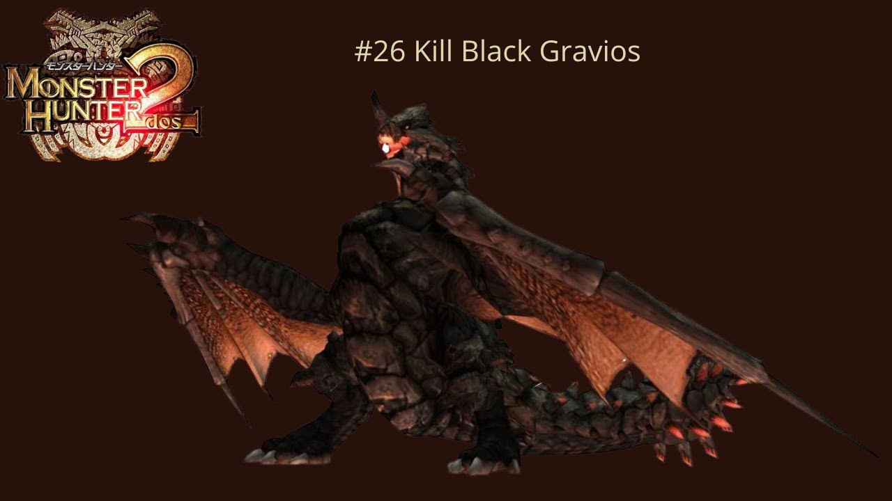 Monster Hunter 2 (PS2) #26 Black Gravios
