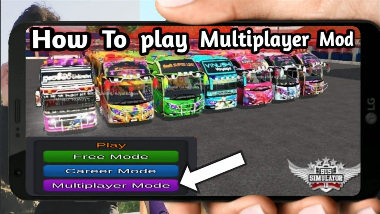 🔵Bus simulator Indonesia game me multiplayer mod kaise khele / multiple mod bussid🛑🛑