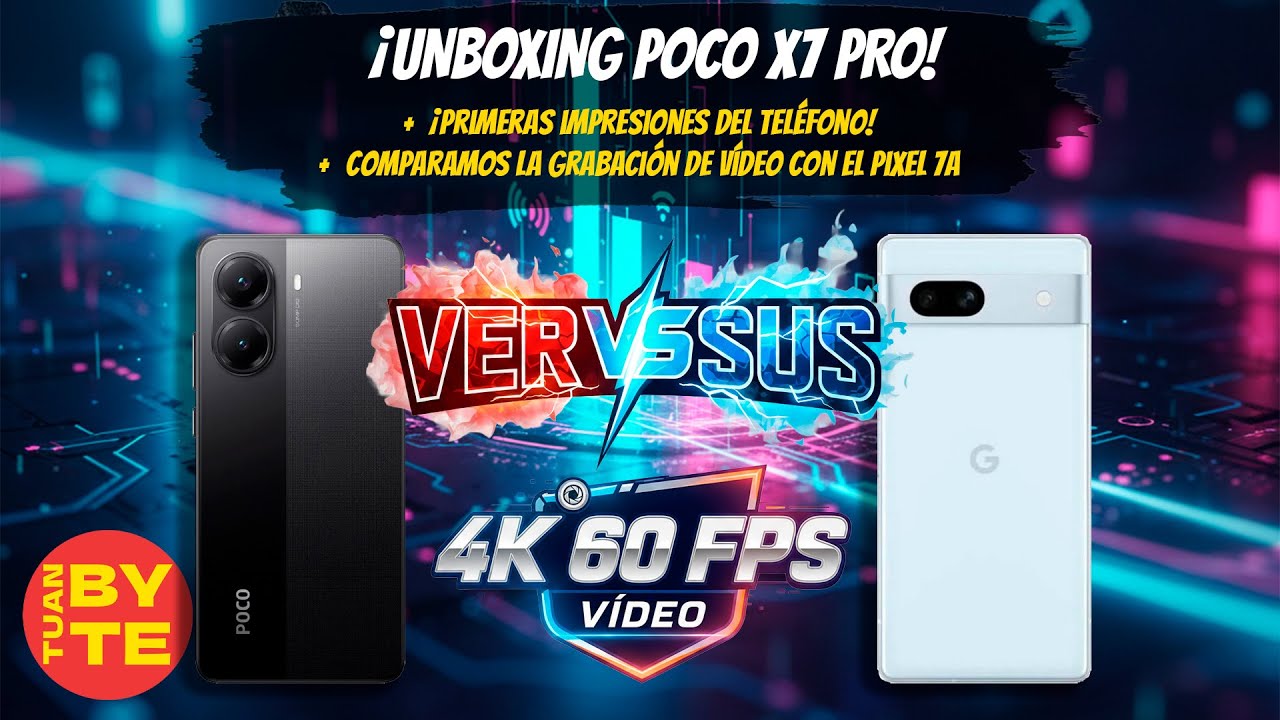 POCO X7 Pro vs Pixel 7a: ¿Cuál GRABA MEJOR en 4K 60FPS? | Unboxing y Comparativa REAL 🤯📱