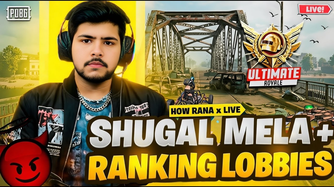 Lets Go for Top 1 Helping Top 1 Player | PUBG Mobile | HOW RANA x LIVE