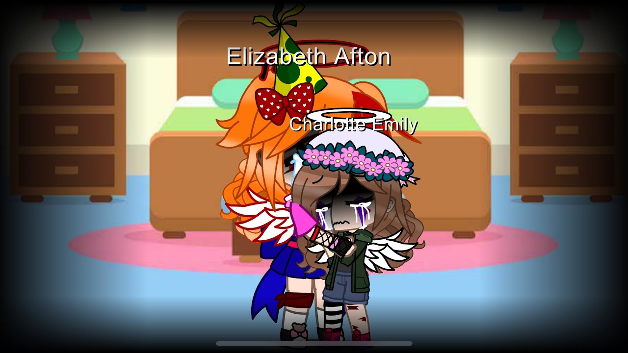 If Elizabeth and Charlie had a fight..  /Afton family and Emily family/ part 2 (My main AU)
