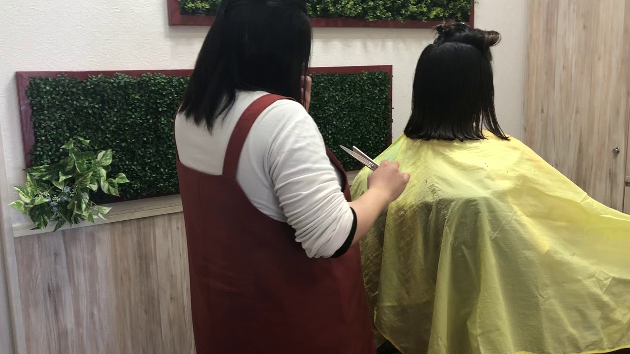 群馬県 太田市 理容室 美容室 床屋 とこや カット イメチェン 40cm 切ってみた 1