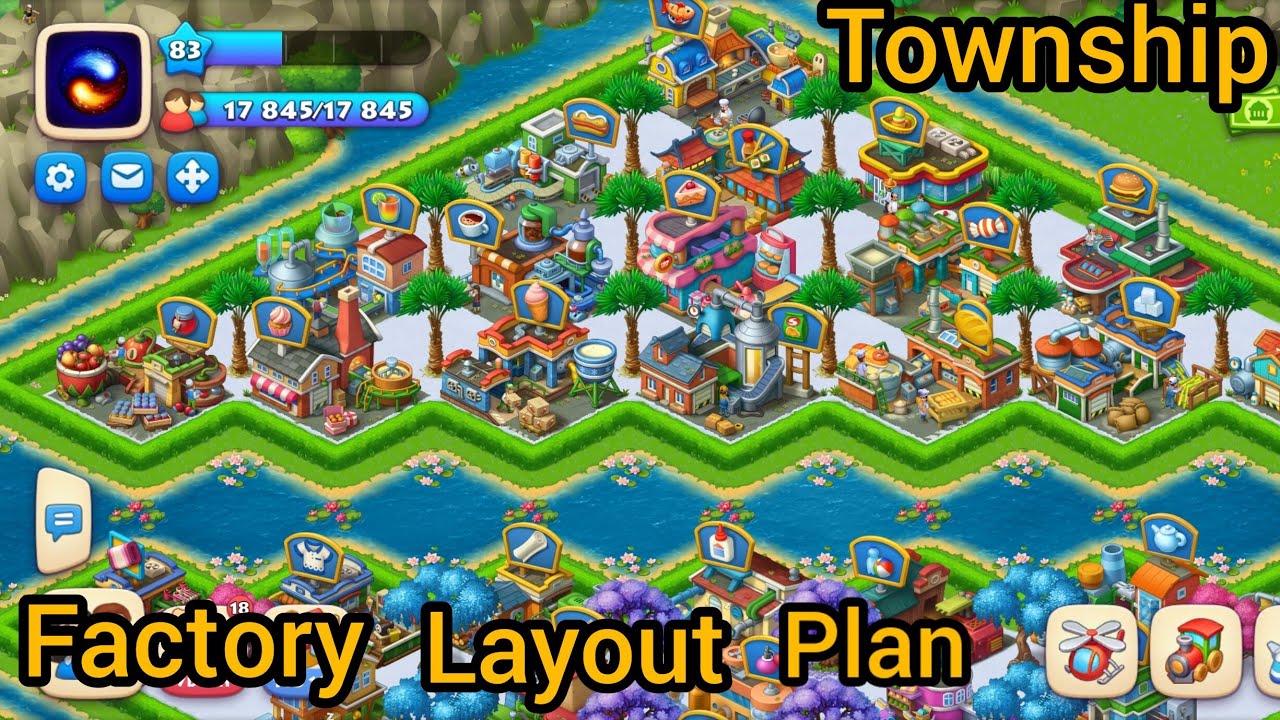 Township factory layout plan  || Township || @dreamlandtownship